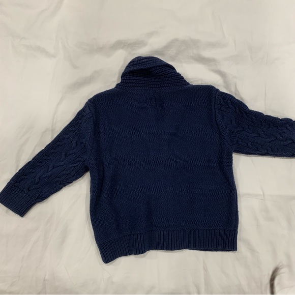 Baby Gap Blue Cable Knit Cardigan - 12-18 Months - Picture 3 of 5
